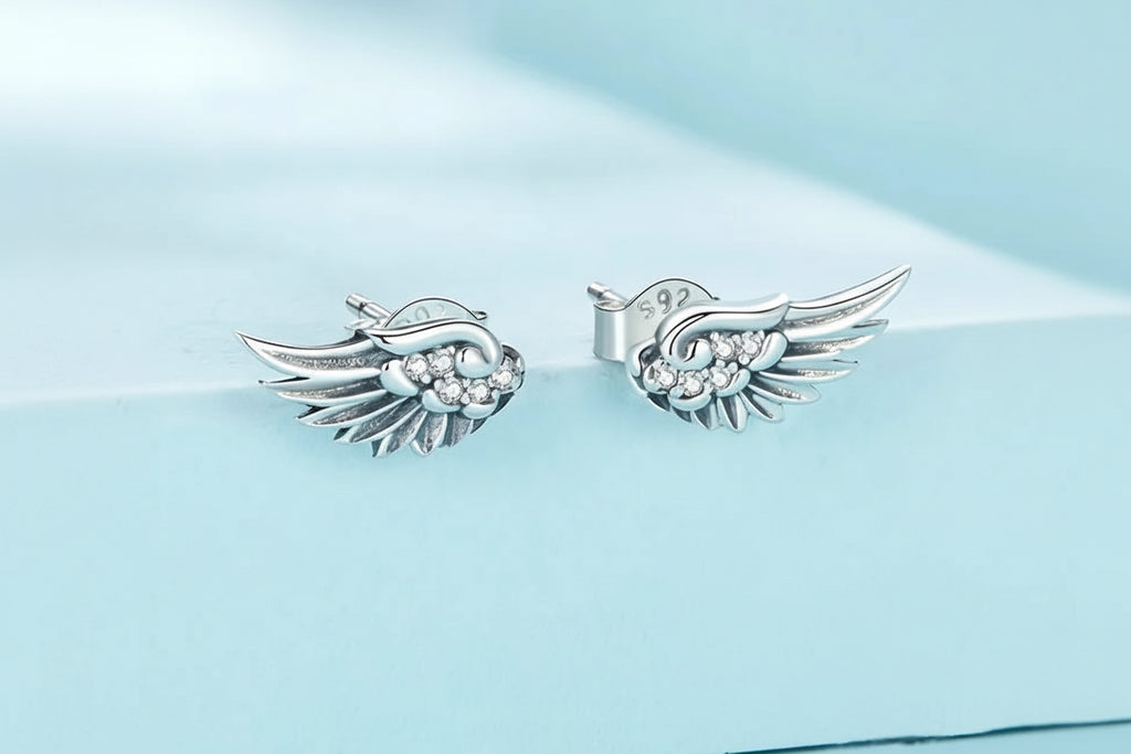 Ophelia - Angel Wing Stud Earrings