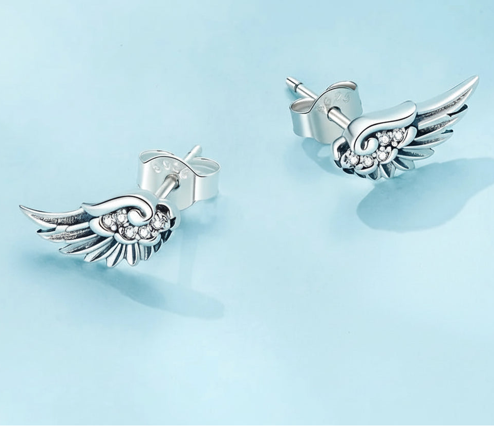 Ophelia - Angel Wing Stud Earrings