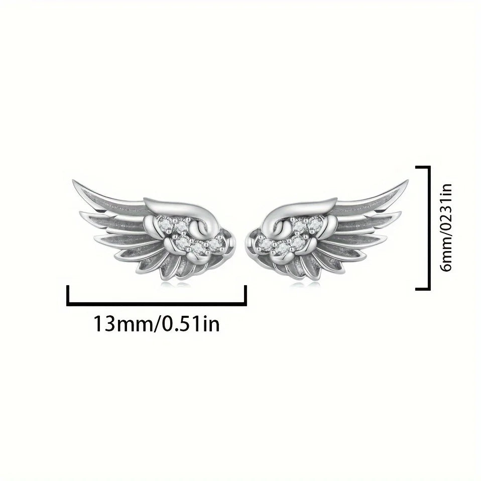 Ophelia - Angel Wing Stud Earrings